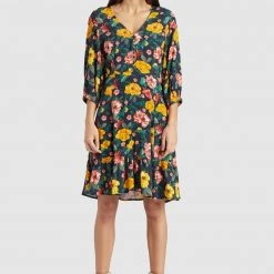 Budget 👏 Khujo SAVORY - Freizeitkleid - Multi-coloured, Damen ❤️ -Khujo Verkaufsladen cb5eca45af8048c08b5eb375a6c8198e