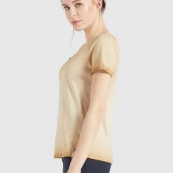 Budget ✔️ Khujo BARU - T-Shirt Basic - Sand, Damen ✨ -Khujo Verkaufsladen cc0fe14b3a92428497d5392cfe1eec49