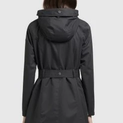 Aktion ❤️ Khujo LAUREN - Trenchcoat - Schwarz, Damen 😉 -Khujo Verkaufsladen cf6bc3da2dc845189100ace9140c60d2