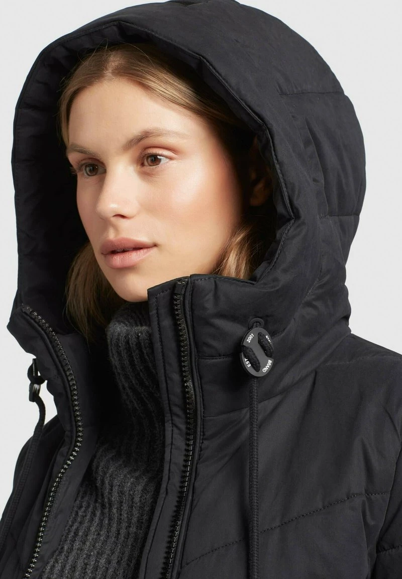 Billig ⌛ Khujo ARIBAY PEACHED - Wintermantel - Schwarz, Damen ⭐ 6 Billig ⌛ Khujo ARIBAY PEACHED - Wintermantel - Schwarz, Damen ⭐ – Bild 6