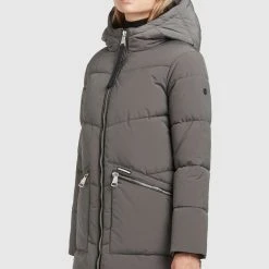 Am billigsten 🎉 Khujo BINE - Wintermantel - Graugrün, Damen 😍 -Khujo Verkaufsladen d49e73f6f97944af826abaa557fec057