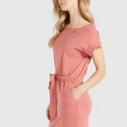 Bestpreis 🎉 Khujo RAMONA - Jerseykleid - Rose Melange, Damen 🌟 -Khujo Verkaufsladen d5f740b93bfa4d65881978fb41697a45