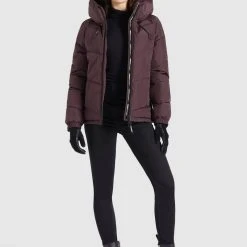 Auslauf ❤️ Khujo ESILA - Winterjacke - Weinrot, Damen ⭐