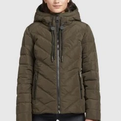 Schlussverkauf ✨ Khujo EIJA2 - Winterjacke - Dunkeloliv, Damen 🤩