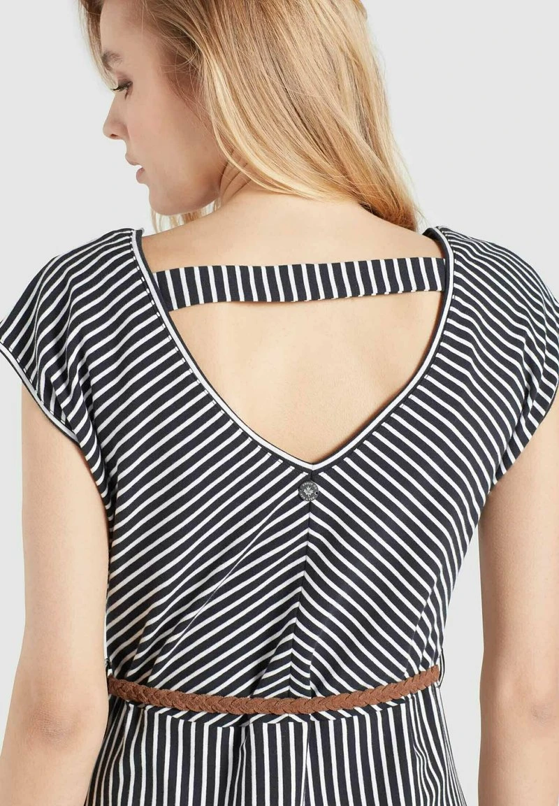 Bestes Angebot 💯 Khujo LEIFA - Freizeitkleid - Dunkelblau-weiß Gestreift, Damen 🎉 5 Bestes Angebot 💯 Khujo LEIFA - Freizeitkleid - Dunkelblau-weiß Gestreift, Damen 🎉 – Bild 5