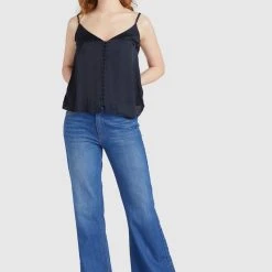 Billig ⭐ Khujo SUGAR - Bluse - Dark Blue, Damen 👏 -Khujo Verkaufsladen da051ab86bdd4035a9eb55c7aea3a472