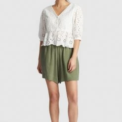 Auslauf ✔️ Khujo GALILEA - Bluse - White, Damen 🔔