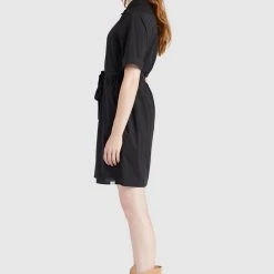 Billig 🎉 Khujo WENDY - Blusenkleid - Schwarz, Damen ✔️ -Khujo Verkaufsladen dabda6ed91814f859cc2f397e0d2b43e