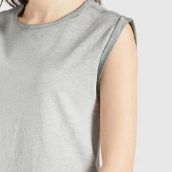 Coupon 🔥 Khujo VIRGO - Top - Grau, Damen ✨ -Khujo Verkaufsladen db09431827be417d9cacf668e23f16b2