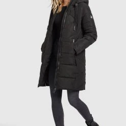 Großhandel 🎁 Khujo ELESSA2 - Wintermantel - Schwarz, Damen 🧨 -Khujo Verkaufsladen dbc2929673ad462dad3e1930321b3cc4