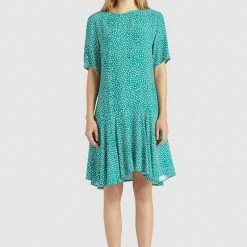 Neu 🎁 Khujo AVARU - Freizeitkleid - Turquoise, Damen ❤️ -Khujo Verkaufsladen dd4c0469b8a64f598862d299cc411bfe