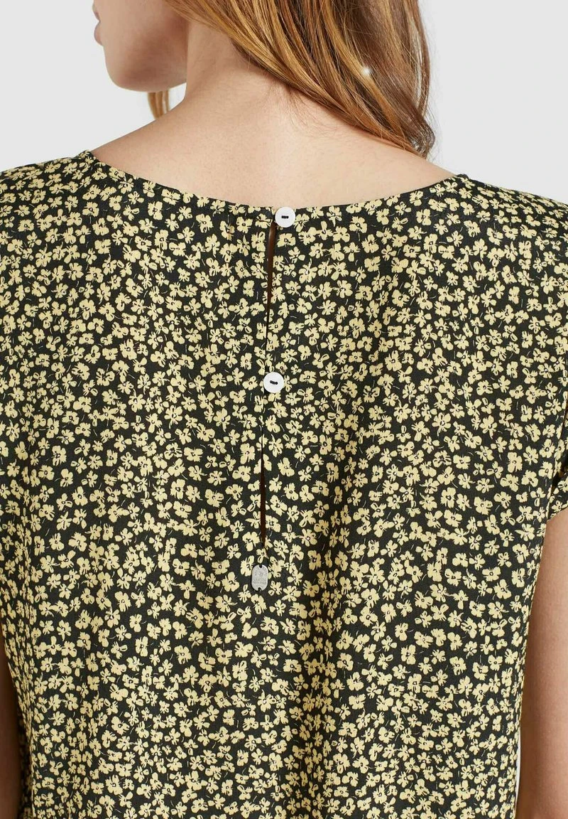 Billig ✨ Khujo LOMBA - Bluse - Schwarz-gelb Geblümt, Damen ✨ 5 Billig ✨ Khujo LOMBA - Bluse - Schwarz-gelb Geblümt, Damen ✨ – Bild 5