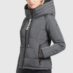 Brandneu ⌛ Khujo LILENA - Winterjacke - Grau, Damen 😀 -Khujo Verkaufsladen de5a9f94da564823ab81092a98393ae9