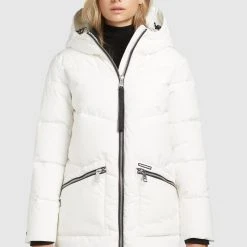 Blitzangebot ❤️ Khujo BINE - Wintermantel - Naturweiß, Damen ⌛