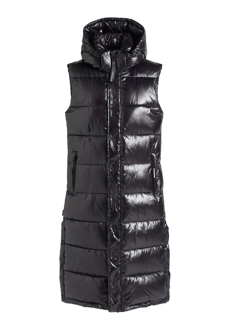 Brandneu ❤️ Khujo MAGNETA SHINY - Weste - Schwarz, Damen ✔️ 6 Brandneu ❤️ Khujo MAGNETA SHINY - Weste - Schwarz, Damen ✔️ – Bild 6