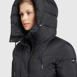 Brandneu 👍 Khujo SHIMANTA - Wintermantel - Schwarz, Damen 😀 -Khujo Verkaufsladen df482f81bbb04811b5310bdf8cfc3875