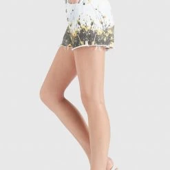 Schlussverkauf ✔️ Khujo ANOUK - Jeans Shorts - Blau Weiß Gemustert, Damen 💯 -Khujo Verkaufsladen df6952670d814f48816284802c392715