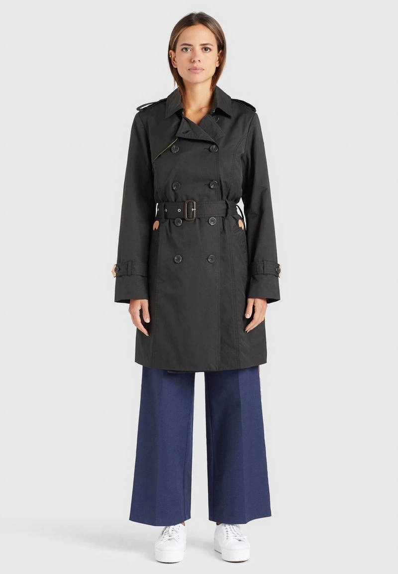 Coupon 🌟 Khujo AMELE - Trenchcoat - Schwarz, Damen 🥰 1 Coupon 🌟 Khujo AMELE - Trenchcoat - Schwarz, Damen 🥰