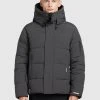 Coupon 🎁 Khujo BARAT - Winterjacke - Dunkelgrau, Herren 🛒