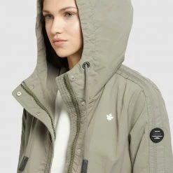 Top 10 ⭐ Khujo ZAHIRA3 - Leichte Jacke - Graugrün, Damen 🛒 -Khujo Verkaufsladen e11753bce82e4c44ab4f3195960cd558