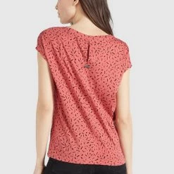 Neu 👏 Khujo TALAJA - T-Shirt Print - Rosa-schwarz Gemustert, Damen 🤩 -Khujo Verkaufsladen e1d183ce3cb94351967c92fbf0a2204e