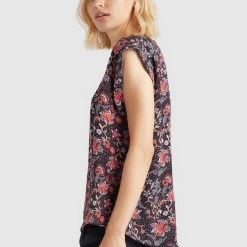 Neu ⭐ Khujo LERATO - Bluse - Dunkelblau Gemustert, Damen 🛒 -Khujo Verkaufsladen e1eded6278df4daabd3fb944916feb72