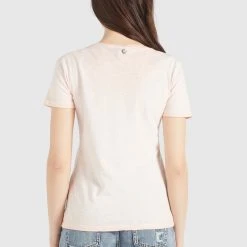 Coupon ⭐ Khujo PERGOLA - T-Shirt Basic - Apricot, Damen ❤️ -Khujo Verkaufsladen e219860dc4f34b268294b415380f4898