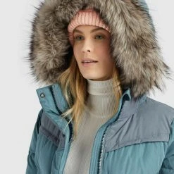 Budget 🌟 Khujo LUBECK LONG - Wintermantel - Blaugrau, Damen ⭐ -Khujo Verkaufsladen e27c84e23b204bb7a2f957fca6fe7d14