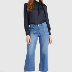 Rabatt 🧨 Khujo ASNAT - Bluse - Dark Blue, Damen 🥰 -Khujo Verkaufsladen e2cce14084814c56abc693bac056d1fc