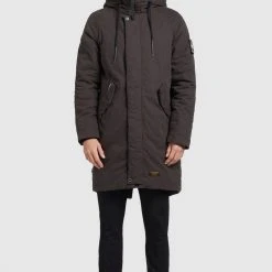 Besorgen 🧨 Khujo HOLDER - Wintermantel - Dunkelgrau, Herren 😀