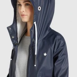 Budget ⌛ Khujo SOLEA2 - Regenjacke / Wasserabweisende Jacke - Dunkelblau, Damen 👍 -Khujo Verkaufsladen e32435149dda46fc9590d5e0c5da0f70