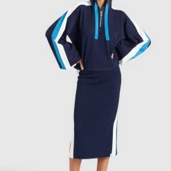 Rabatt 🎁 Khujo ZENGINA - Kapuzenpullover - Blue/white, Damen ✔️ -Khujo Verkaufsladen e510dca9c3ec4516893246512534d6ee