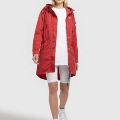 Neu 🔥 Khujo GAMES - Parka - Rot, Damen ⭐ -Khujo Verkaufsladen e5ee912487da433684046ab7fc255e87