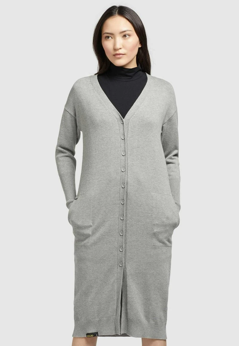 Billig ⌛ Khujo ELINA - Strickjacke - Grau Meliert, Damen 🧨 1 Billig ⌛ Khujo ELINA - Strickjacke - Grau Meliert, Damen 🧨