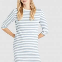 Aktion 🥰 Khujo ROYA - Strickkleid - Light Blue, Damen 🔥