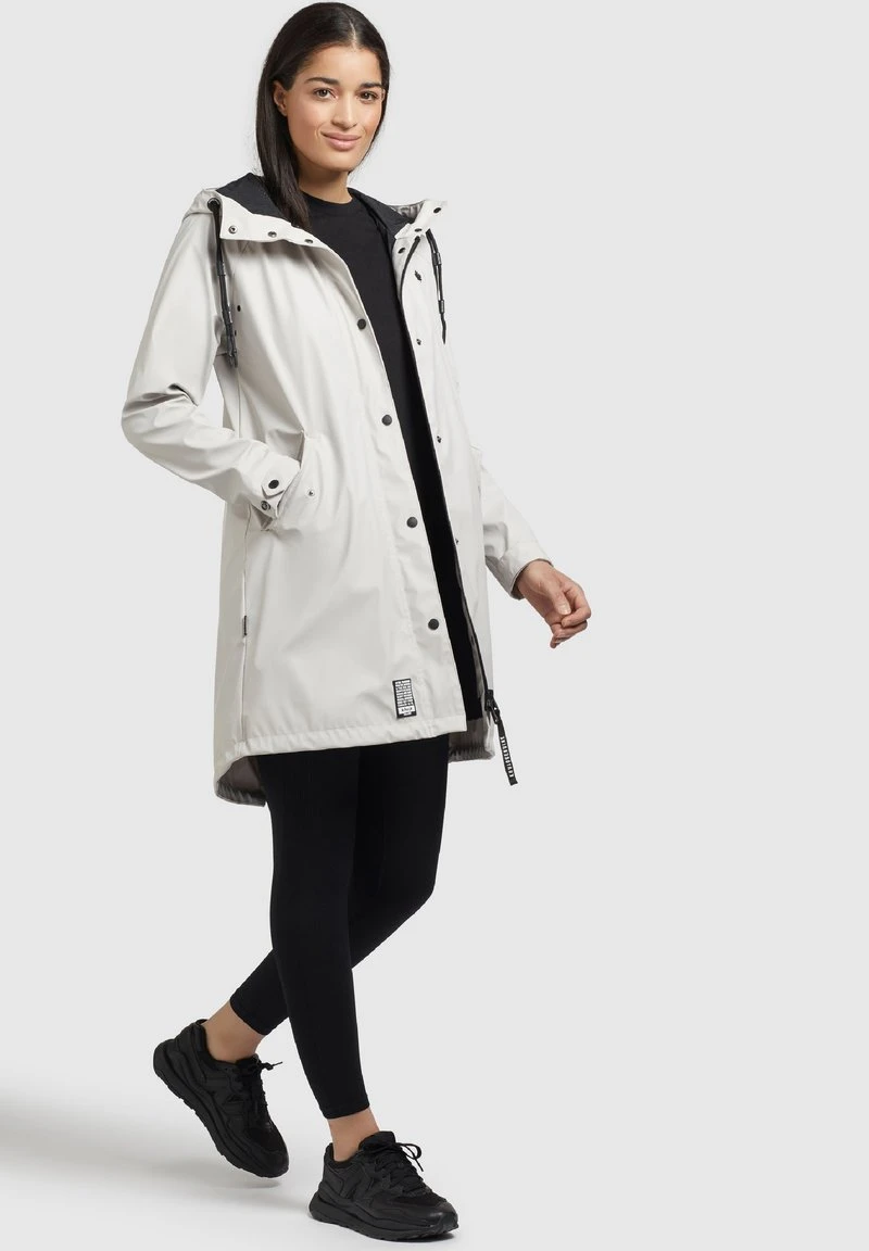 Blitzangebot 🤩 Khujo ODELIE - Regenjacke / Wasserabweisende Jacke - Hellgrau, Damen 🔔 2 Blitzangebot 🤩 Khujo ODELIE - Regenjacke / Wasserabweisende Jacke - Hellgrau, Damen 🔔 – Bild 2