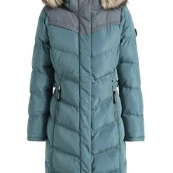 Budget 🌟 Khujo LUBECK LONG - Wintermantel - Blaugrau, Damen ⭐ -Khujo Verkaufsladen e793c1566f204831a37c729d0c5e5a1c