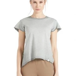 Budget 🛒 Khujo MATAMA - T-Shirt Print - Grau, Damen 🧨