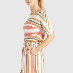 Aktion 🔔 Khujo GABY - Jerseykleid - Mehrfarbig Gestreift, Damen ❤️ -Khujo Verkaufsladen e9b5bb4094bb4335b578bb0b19c12918