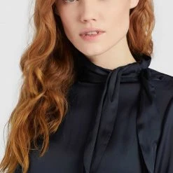 Rabatt 🧨 Khujo ASNAT - Bluse - Dark Blue, Damen 🥰 -Khujo Verkaufsladen ea40a4a078694fba92c7b58d3888b262