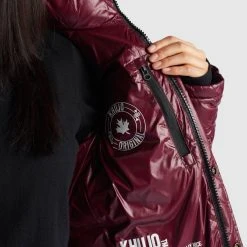 Schlussverkauf ✔️ Khujo CAMILLE - Winterjacke - Weinrot Glänzend, Damen ❤️ -Khujo Verkaufsladen ea89c557dc12427fb0a2c130bb45efdf