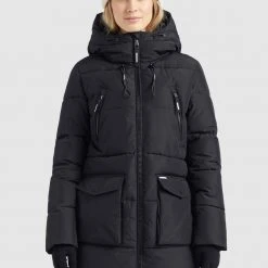 Blitzangebot ✔️ Khujo MADALENA - Wintermantel - Schwarz, Damen 🔔