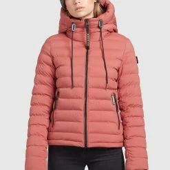 Schlussverkauf ✔️ Khujo LOVINA MATT - Übergangsjacke - Blassrot, Damen ❤️