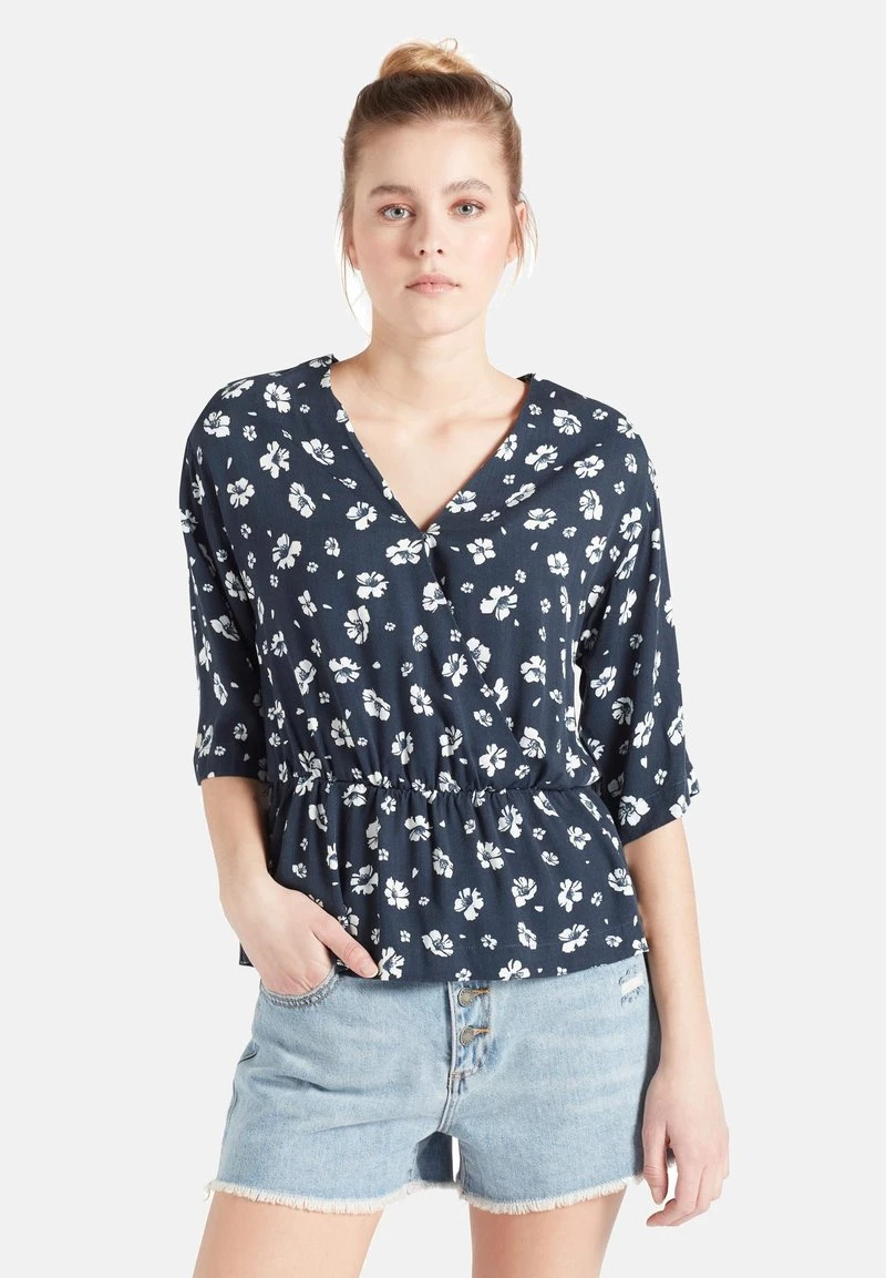 Billig ⌛ Khujo RINALDA - Bluse - Blau Weiß Geblümt, Damen 💯 6 Billig ⌛ Khujo RINALDA - Bluse - Blau Weiß Geblümt, Damen 💯 – Bild 6
