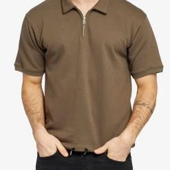 Coupon 😍 Khujo NICOLAS - Poloshirt - Khaki, Herren 👍