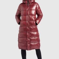 Bestpreis 🛒 Khujo CORINNA - Wintermantel - Weinrot Glänzend, Damen 🔔