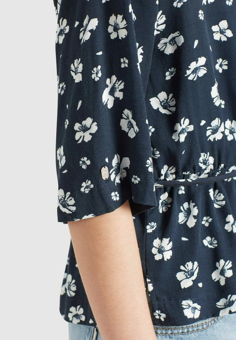 Billig ⌛ Khujo RINALDA - Bluse - Blau Weiß Geblümt, Damen 💯 8 Billig ⌛ Khujo RINALDA - Bluse - Blau Weiß Geblümt, Damen 💯 – Bild 8