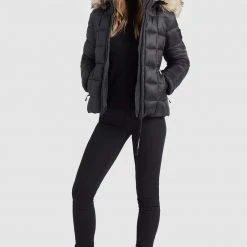 Billig 🔔 Khujo EAVAN - Winterjacke - Schwarz, Damen 😀 -Khujo Verkaufsladen f1825561dc664080b72e042690b0fa6e