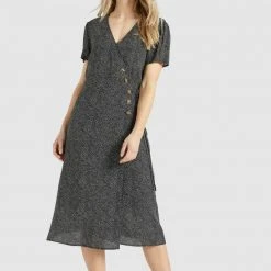 Neu 🛒 Khujo PORGY - Freizeitkleid - Schwarz-weiß Gepunktet, Damen ❤️