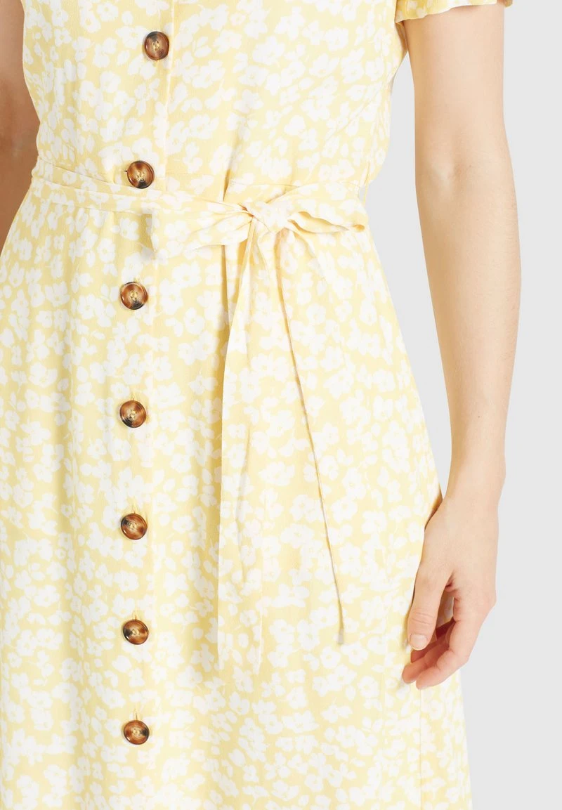 Bestpreis 😍 Khujo GOYA - Blusenkleid - Gelb-weiß Geblümt, Damen ✔️ 7 Bestpreis 😍 Khujo GOYA - Blusenkleid - Gelb-weiß Geblümt, Damen ✔️ – Bild 7